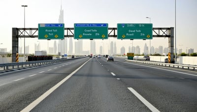 Efficient road toll system in Dubai