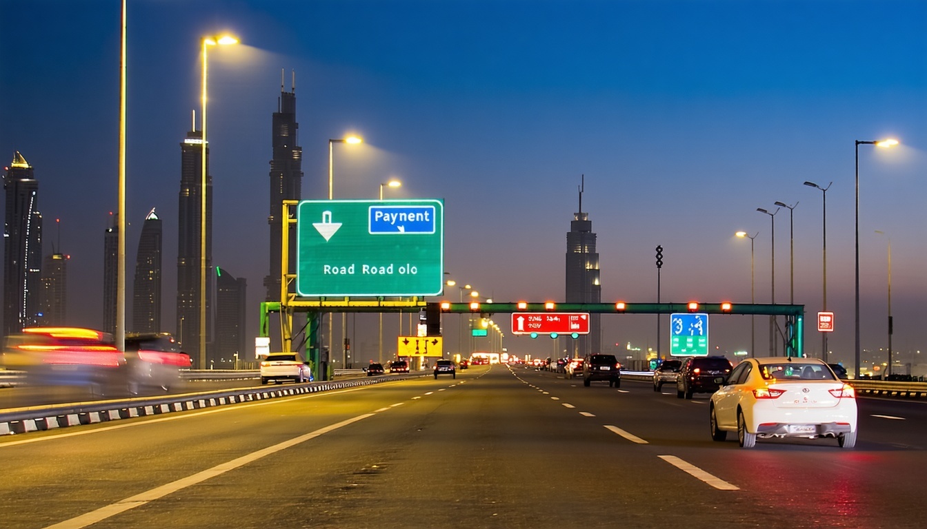 Easy online road toll payment in Dubai